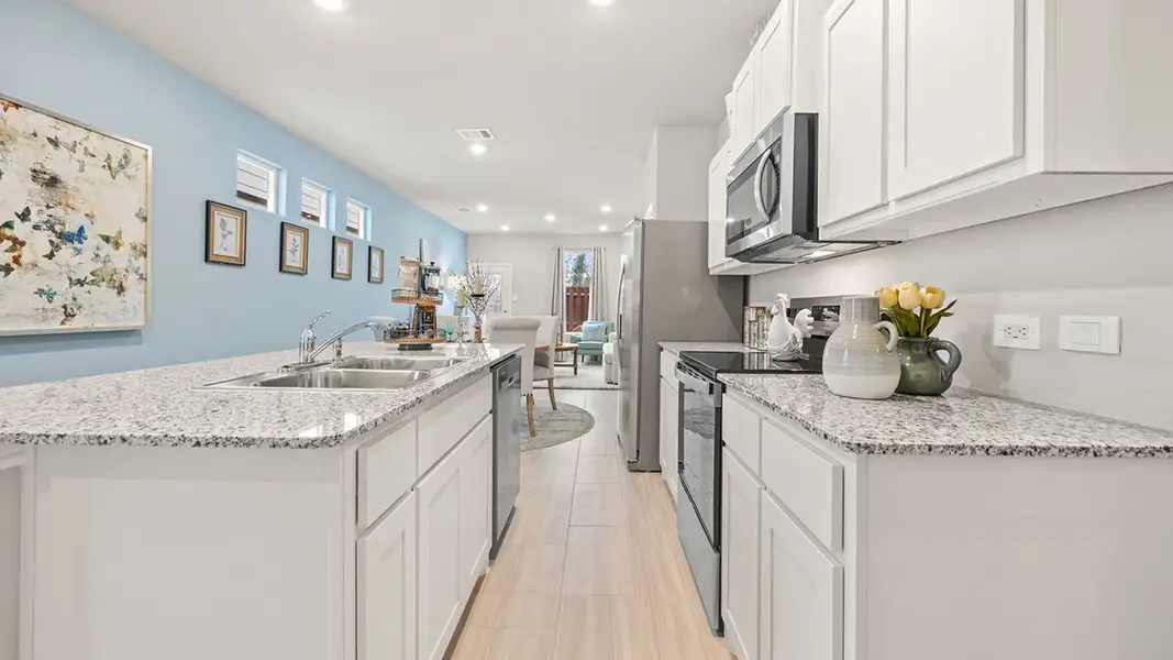 Furnished interior view inside a new home in Orchard Village, Fort Worth (Image 3).