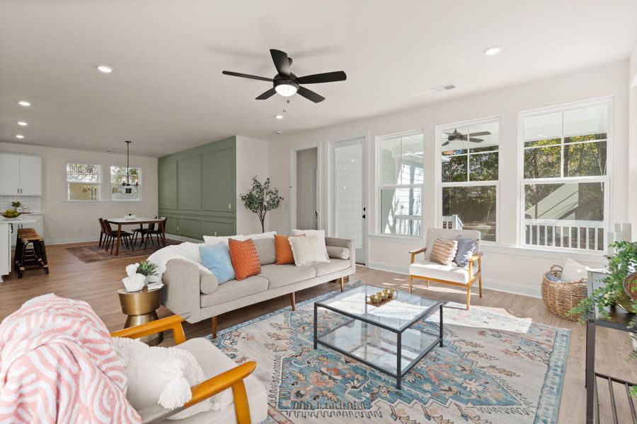 Furnished interior view inside a new home in , Hollywood (Image 15).