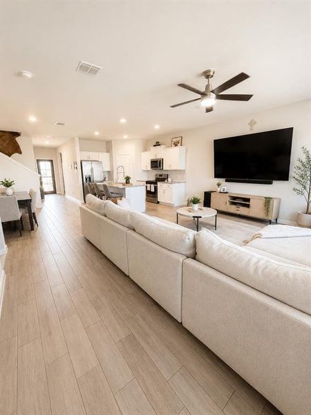 Furnished interior view inside a new home in Terra Trace, Fort Worth (Image 8).