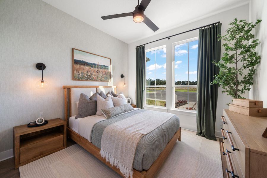 Furnished interior view inside a new home in Parmer Ranch, Georgetown (Image 15). Furnished interior view inside a new home in Parmer Ranch, Georgetown (Image 15).