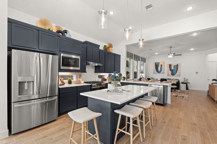 Furnished interior view inside a new home in Brookewater, Rosenberg (Image 5).