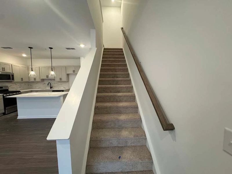 Stairs to Second Floor