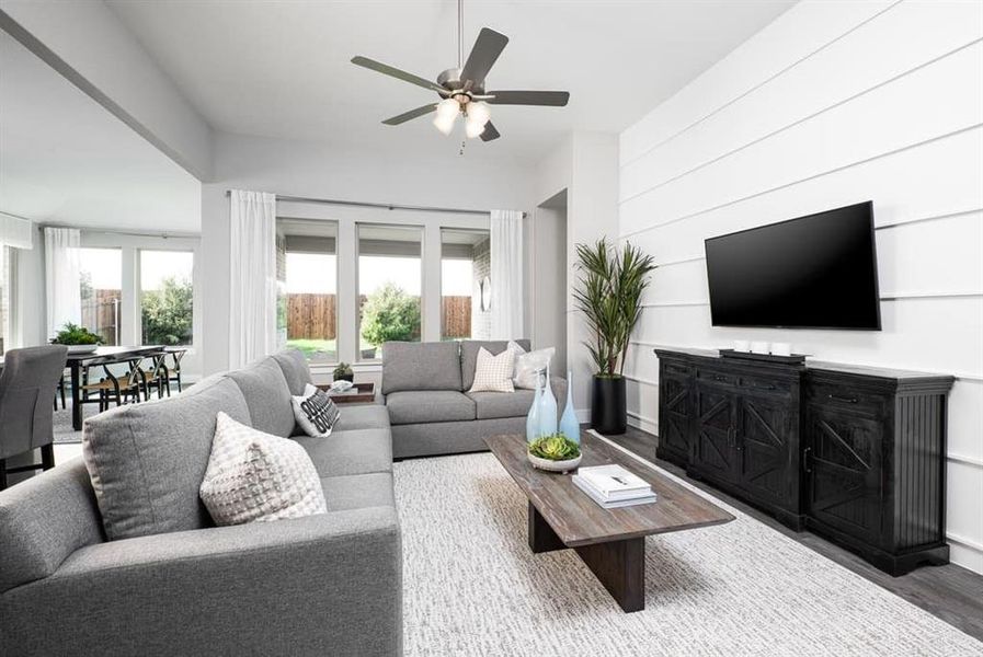 Furnished interior view inside a new home in Discovery Collection at Bridgewater, Midlothian (Image 18). Furnished interior view inside a new home in Discovery Collection at Bridgewater, Midlothian (Image 18).