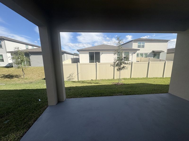 Exterior details and patio area of a home in Villamar, Winter Haven (Image 29).
