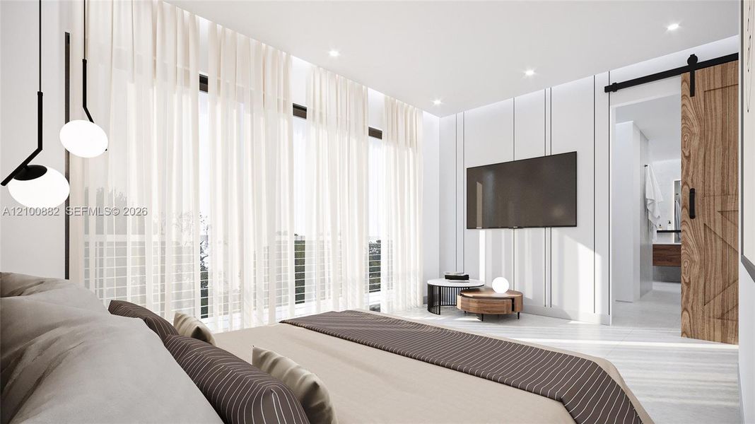 Furnished interior view inside a new home in , Fort Lauderdale (Image 7). Furnished interior view inside a new home in , Fort Lauderdale (Image 7).