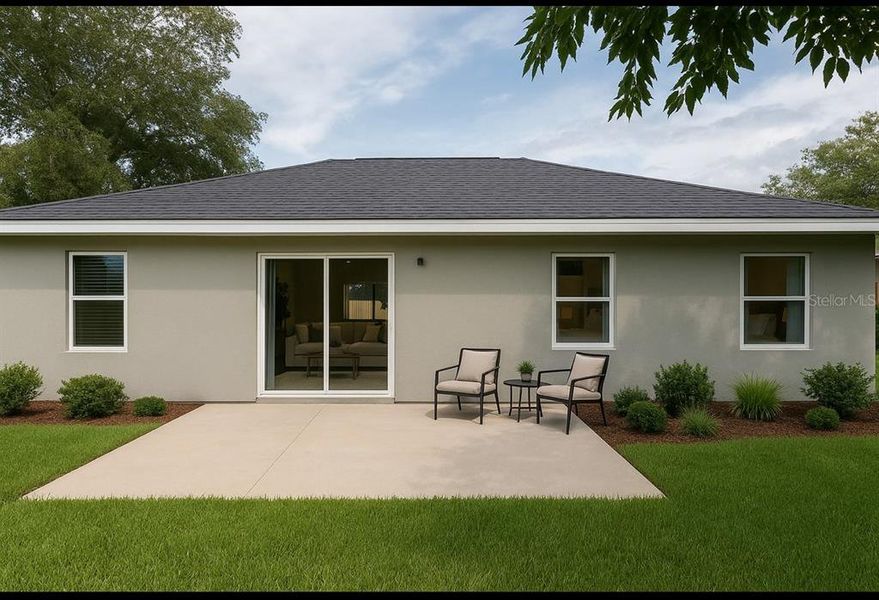 Front exterior of a new home in , Ocala, FL, highlighting curb appeal (Image 1). Front exterior of a new home in , Ocala, FL, highlighting curb appeal (Image 1).