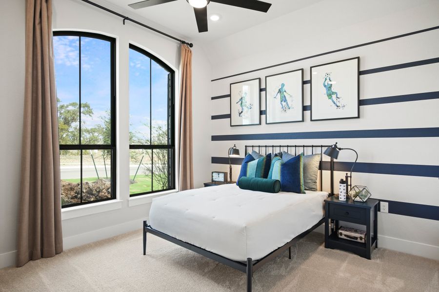 Furnished interior view inside a new home in La Cima 50', San Marcos (Image 14).