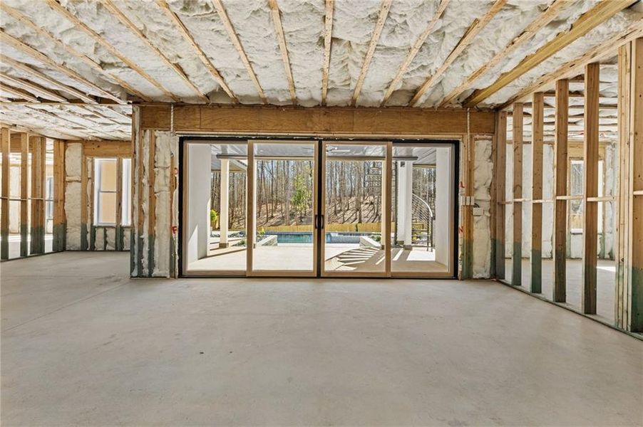 In-progress construction of a new home in , Flowery Branch, GA (Image 60). In-progress construction of a new home in , Flowery Branch, GA (Image 60).