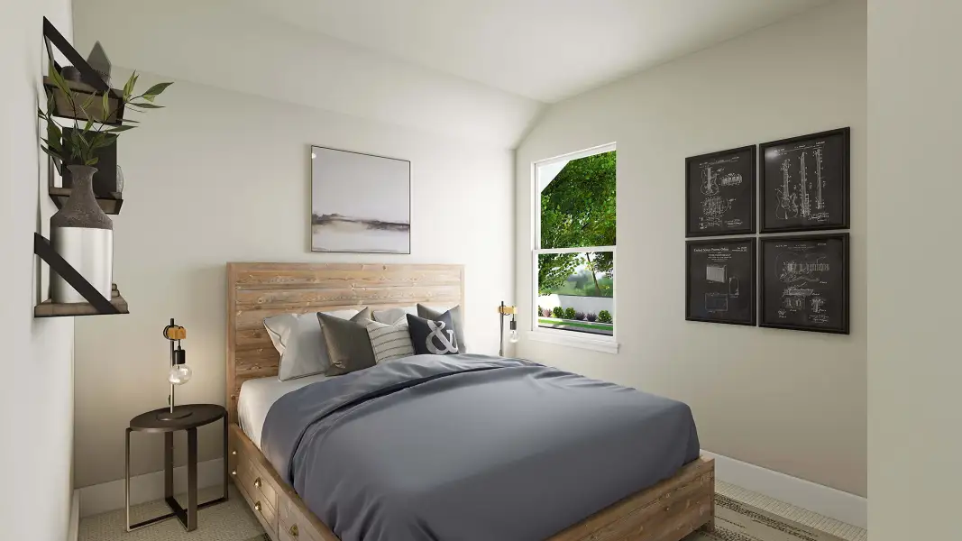 Representative furnished interior of a home built from the Lily by Tri Pointe Homes in The Retreat at Harvest, Argyle (Image 11).