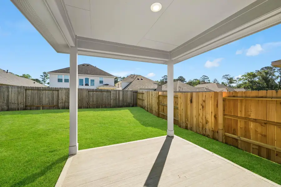 Exterior details and patio area of a home in Audubon, Magnolia (Image 3). Exterior details and patio area of a home in Audubon, Magnolia (Image 3).