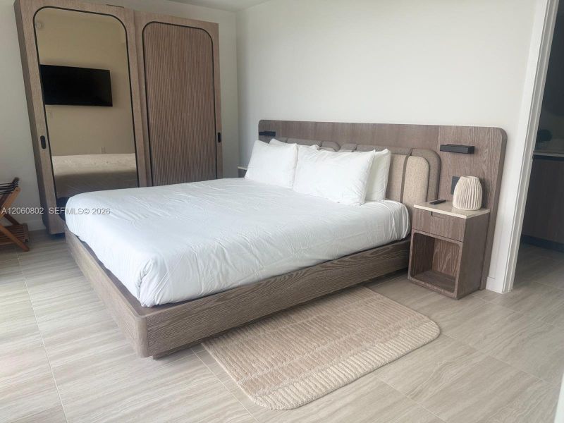 Furnished interior view inside a new home in , Miami Beach (Image 8).