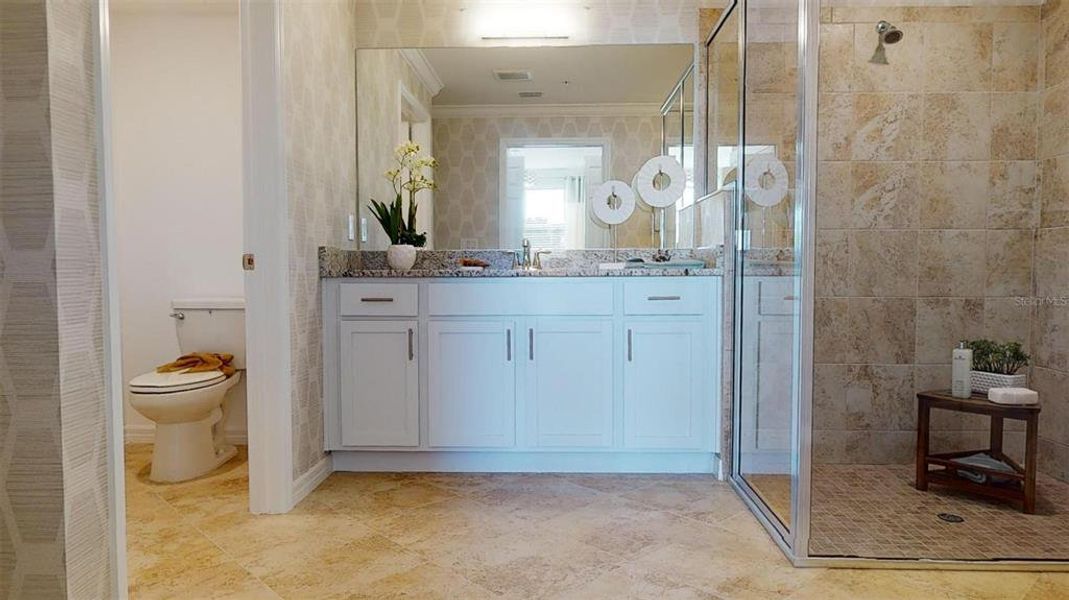 Furnished interior view inside a new home in Wellen Park Golf & Country Club, Venice (Image 18).