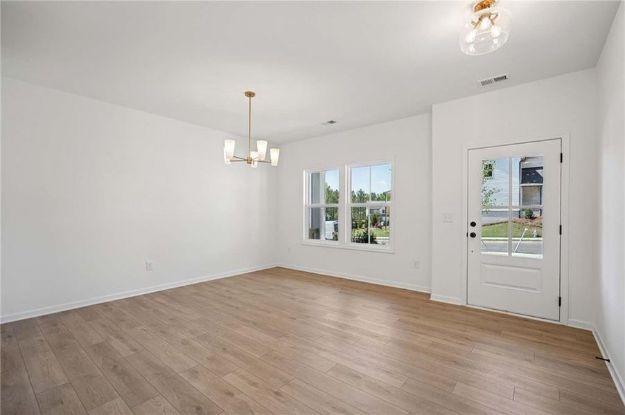 Spacious, unfurnished interior of a new home in Arbors at Richland Creek, Buford (Image 9).