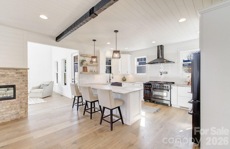 Furnished interior view inside a new home in , Mills River (Image 30).