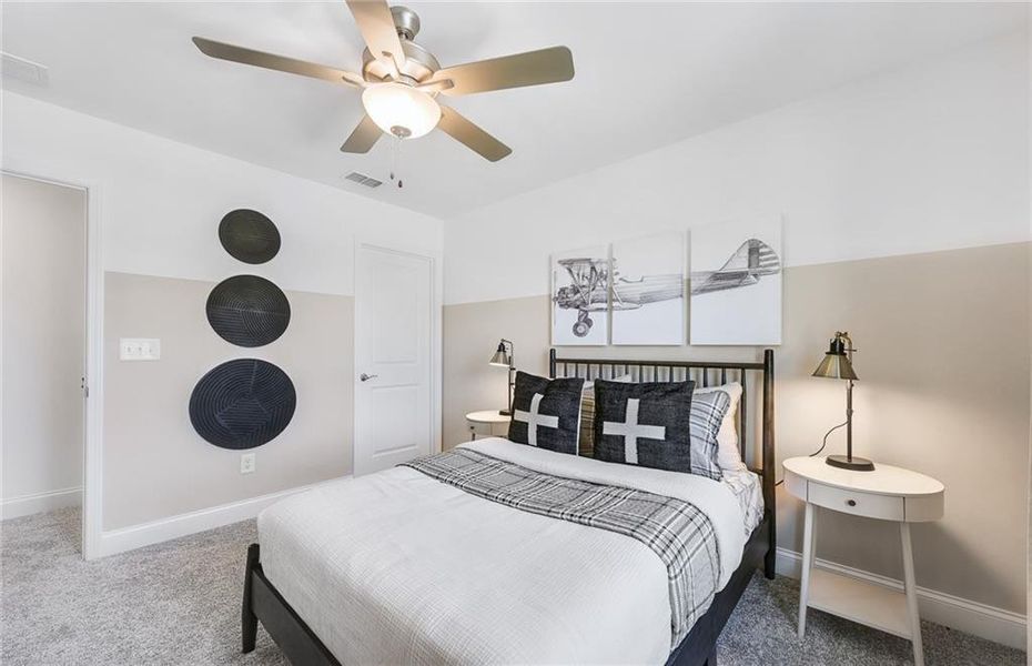 Furnished interior view inside a new home in Haverhill Estates, Dacula (Image 30).