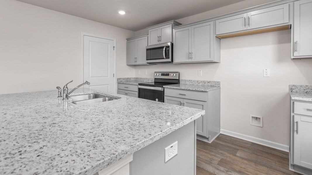 Representative furnished interior of a home built from the PENWELL by D.R. Horton in Aurora Acres, Snow Camp (Image 6).