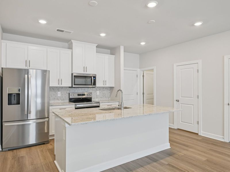 Furnished interior view inside a new home in Crossrail Station, Mooresville (Image 3). Furnished interior view inside a new home in Crossrail Station, Mooresville (Image 3).