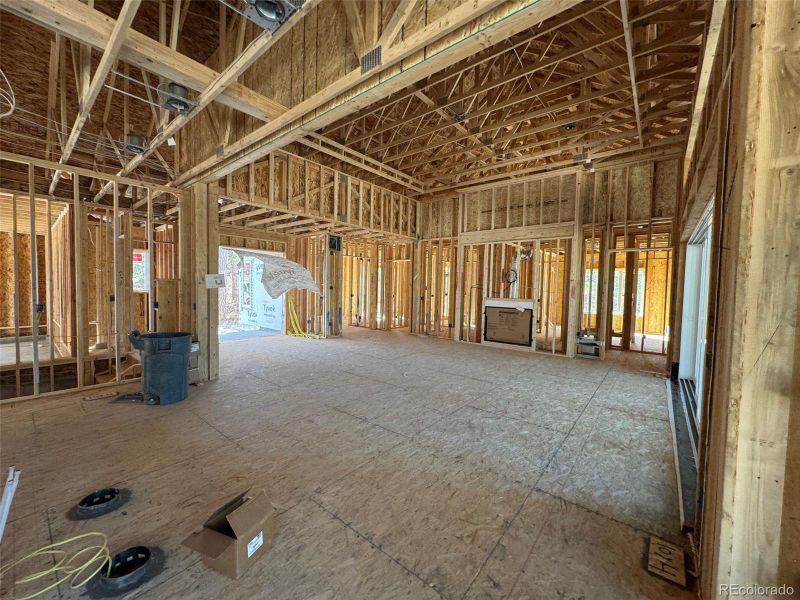 In-progress construction of a new home in , Franktown, CO (Image 6).