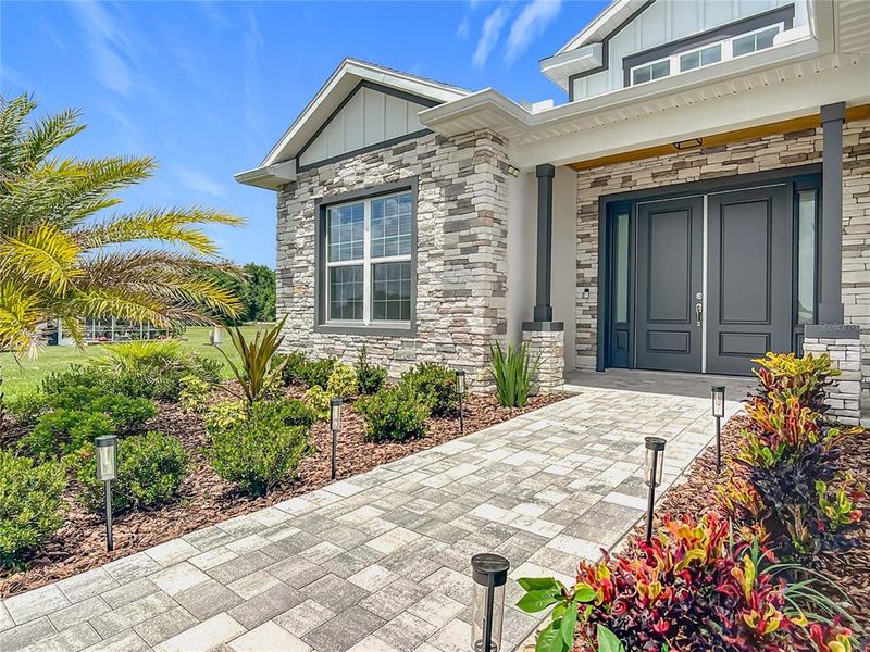 Exterior details and patio area of a home in , Wildwood (Image 30).