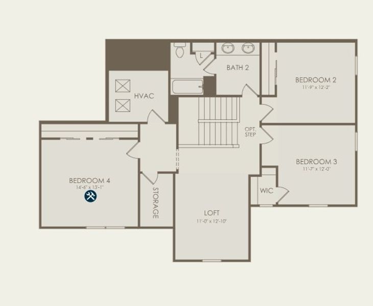 2D floor plan layout of this home in Hawks Grove, Riverview, FL (Image 5). 2D floor plan layout of this home in Hawks Grove, Riverview, FL (Image 5).