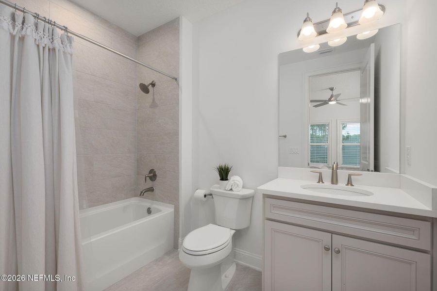 Furnished interior view inside a new home in Nocatee, Ponte Vedra (Image 62). Furnished interior view inside a new home in Nocatee, Ponte Vedra (Image 62).