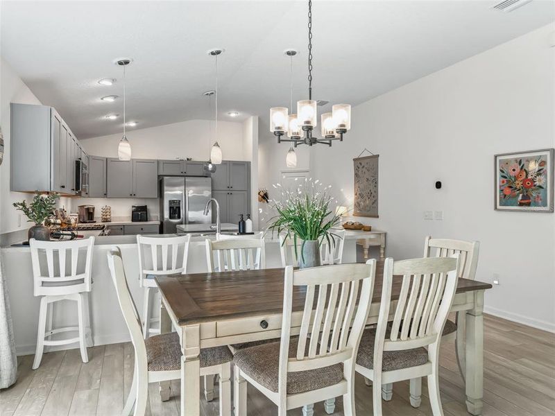 Furnished interior view inside a new home in , The Villages (Image 36).