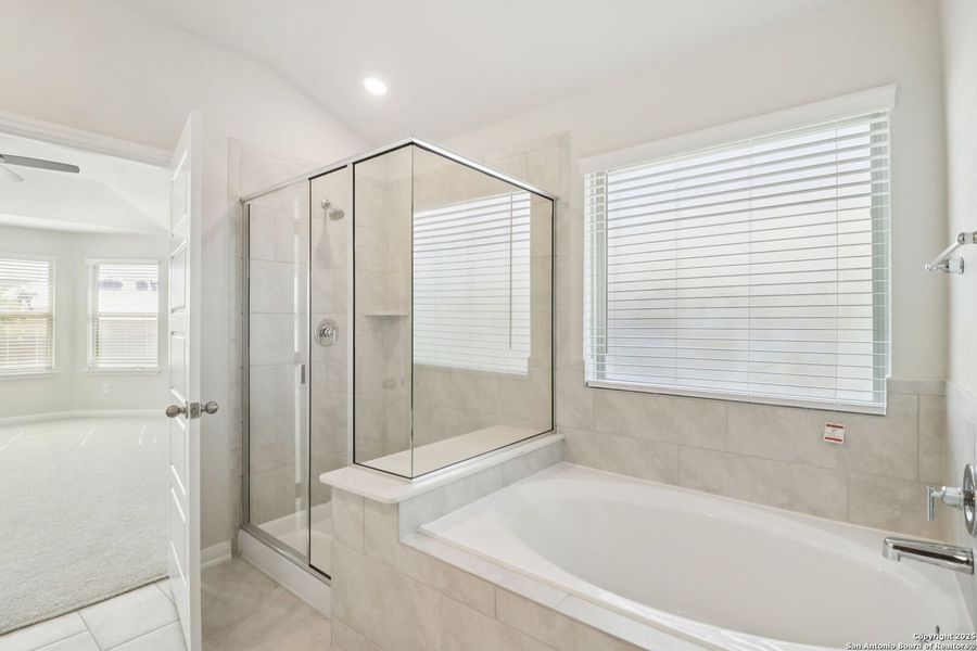 Furnished interior view inside a new home in Legendary Trails - Classic Series, Cibolo (Image 13).