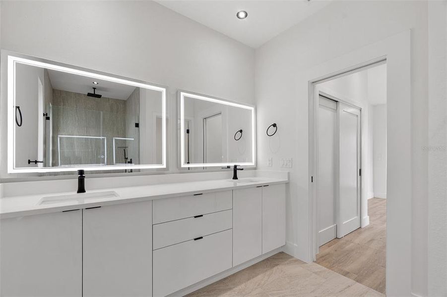 Furnished interior view inside a new home in , Placida (Image 17).
