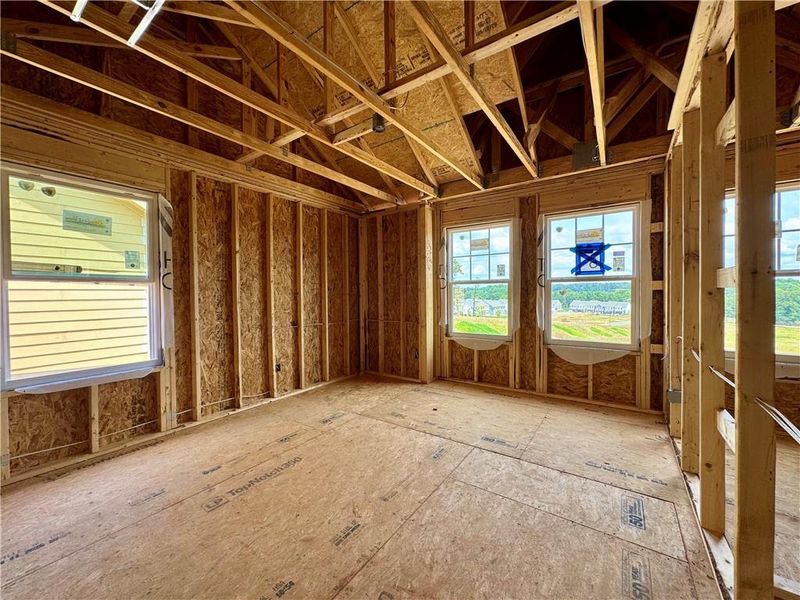 In-progress construction of a new home in Eastlyn Crossing, Flowery Branch, GA (Image 14). In-progress construction of a new home in Eastlyn Crossing, Flowery Branch, GA (Image 14).