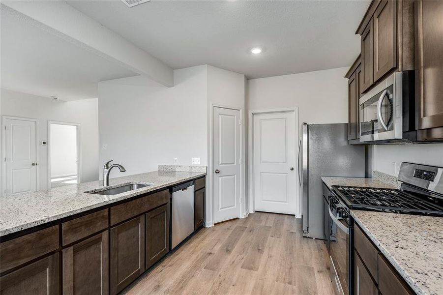 Furnished interior view inside a new home in Vista West, Fort Worth (Image 3). Furnished interior view inside a new home in Vista West, Fort Worth (Image 3).