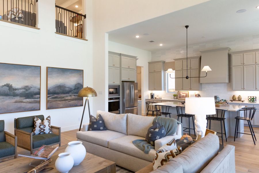 Representative furnished interior of a home built from the 5071 by Tradition Homes in Lakewood at Brookhollow – 60′ Lots, Prosper (Image 10).