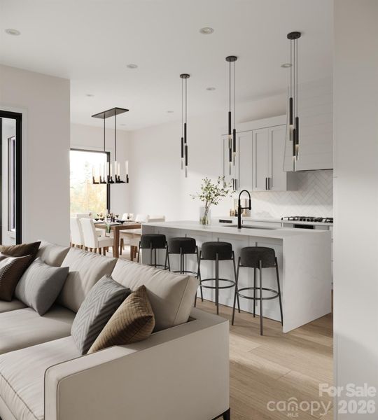 Furnished interior view inside a new home in , Arden (Image 5).