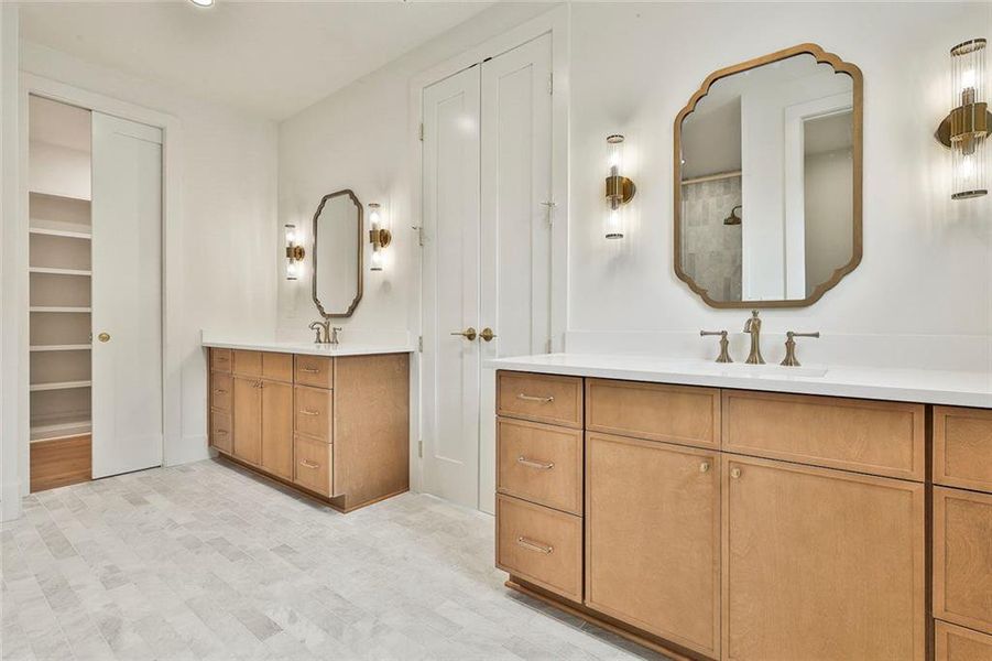 Furnished interior view inside a new home in Gardens at Arbor Springs, Newnan (Image 9).