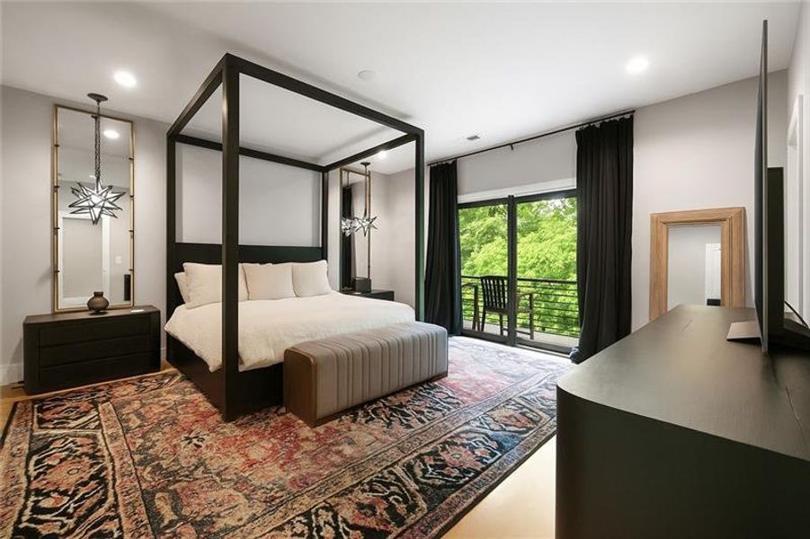 Furnished interior view inside a new home in , Atlanta (Image 37).