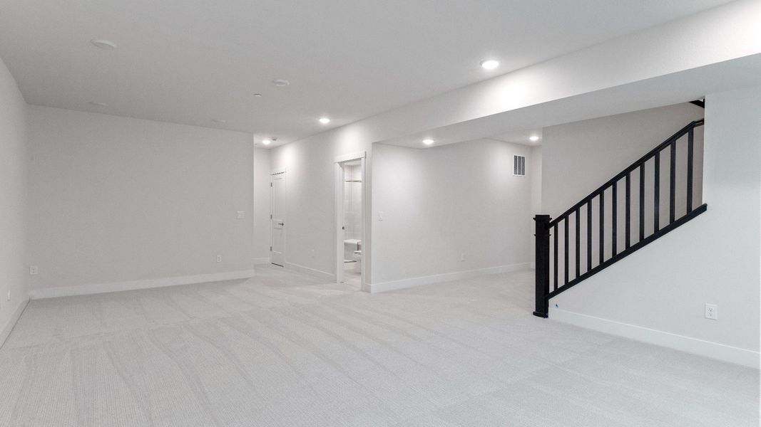 Furnished interior view inside a new home in Dillon Pointe - Journey, Broomfield (Image 17).