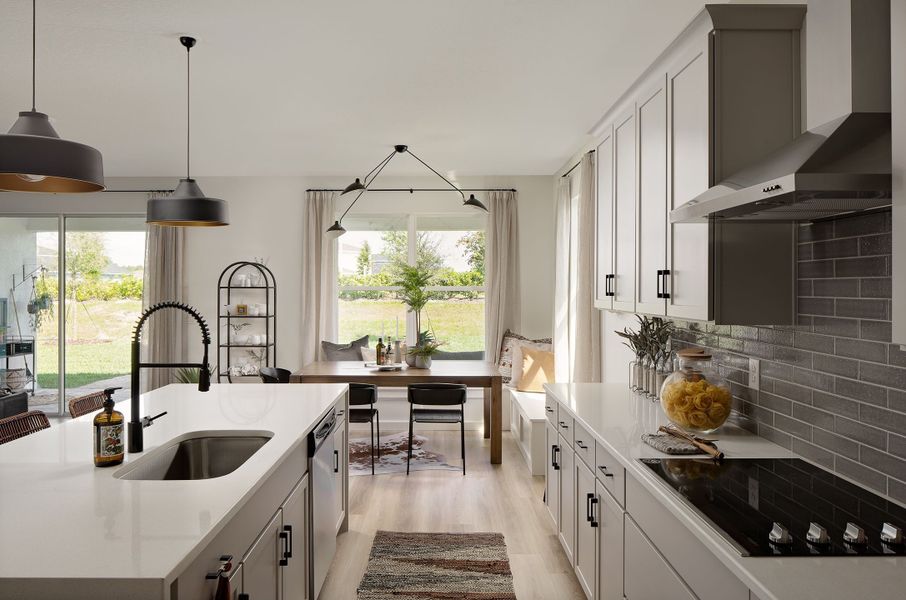 Representative furnished interior of a home built from the Hazel by Inland Homes in Avalon West, Spring Hill (Image 31).