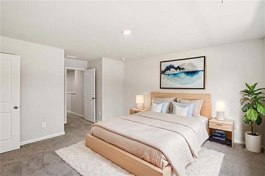 Furnished interior view inside a new home in , Conyers (Image 7).