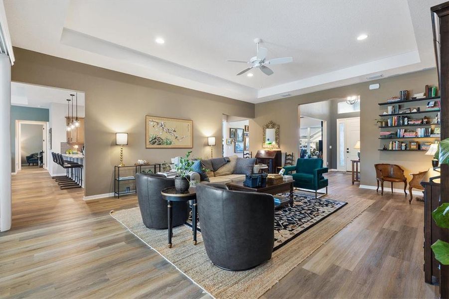 Furnished interior view inside a new home in , The Villages (Image 11).