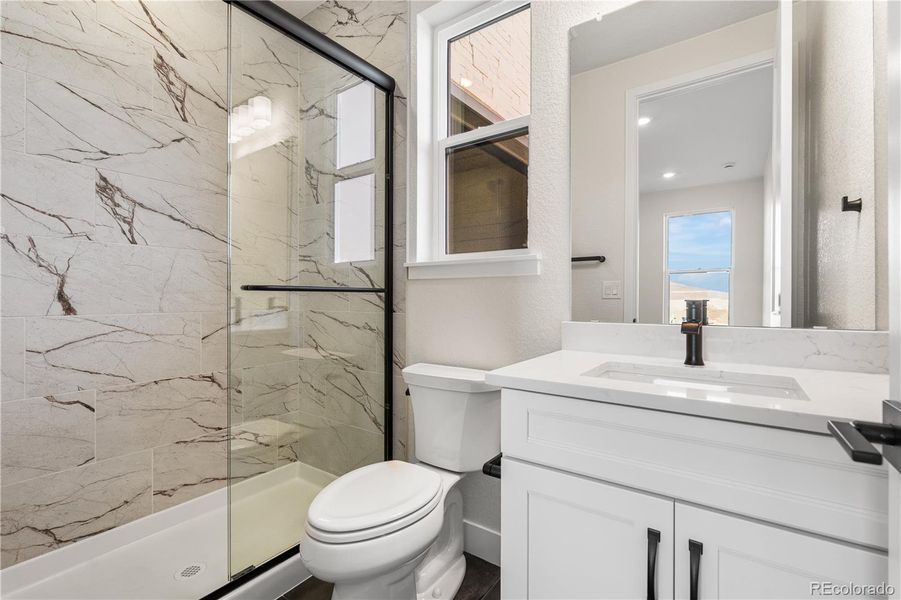 Furnished interior view inside a new home in Autograph at Lyric, Lone Tree (Image 37).