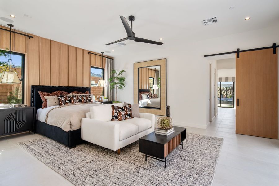 Representative furnished interior of a home built from the Cheval by Camelot Homes in Shadow Ridge, Scottsdale (Image 41).