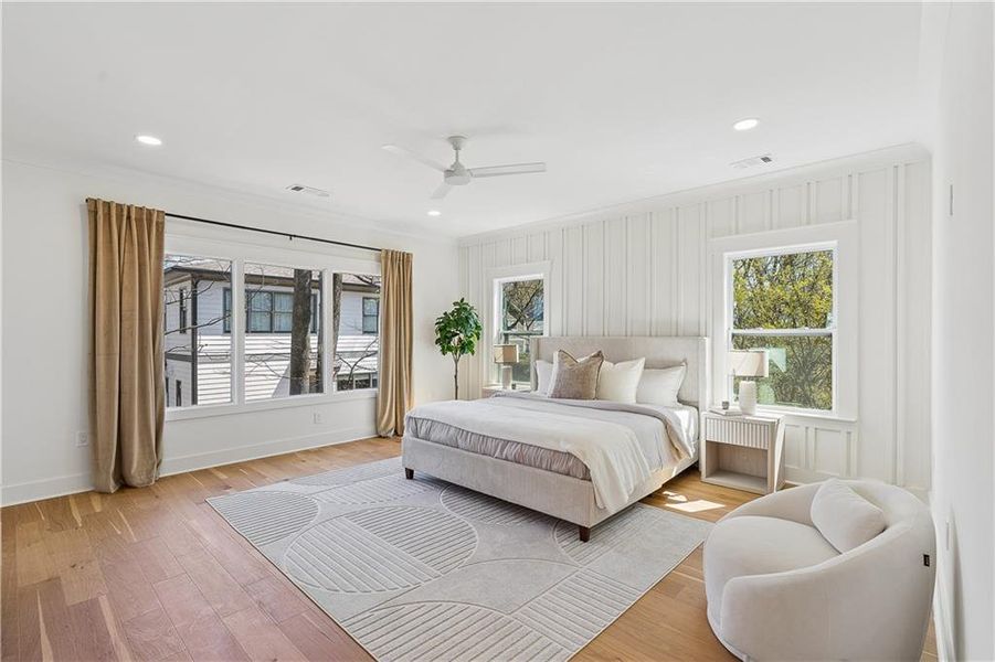 Furnished interior view inside a new home in , Atlanta (Image 40).
