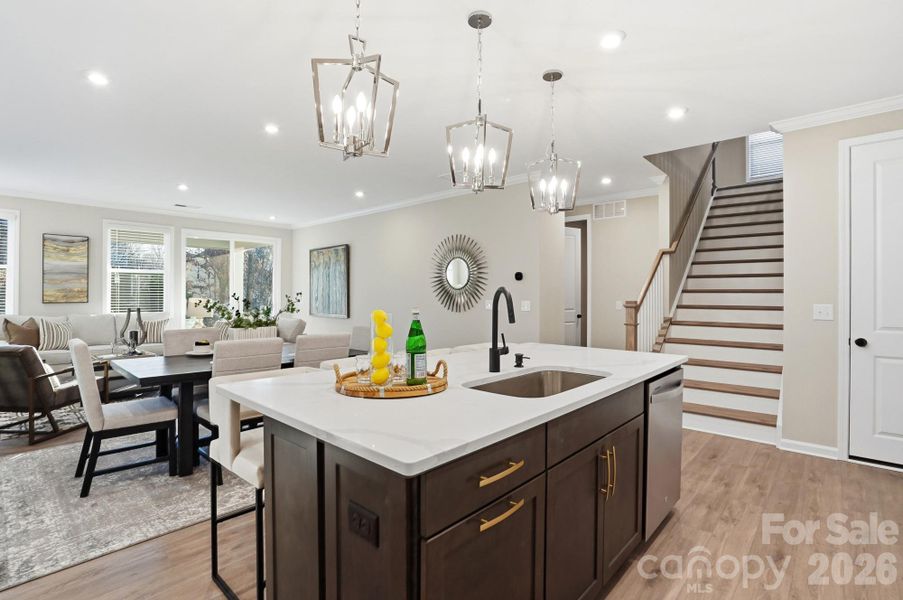 Furnished interior view inside a new home in Roseshire Chase, Huntersville (Image 29).