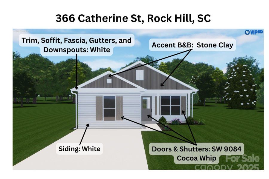 Exterior Color Selections Exterior Color Selections