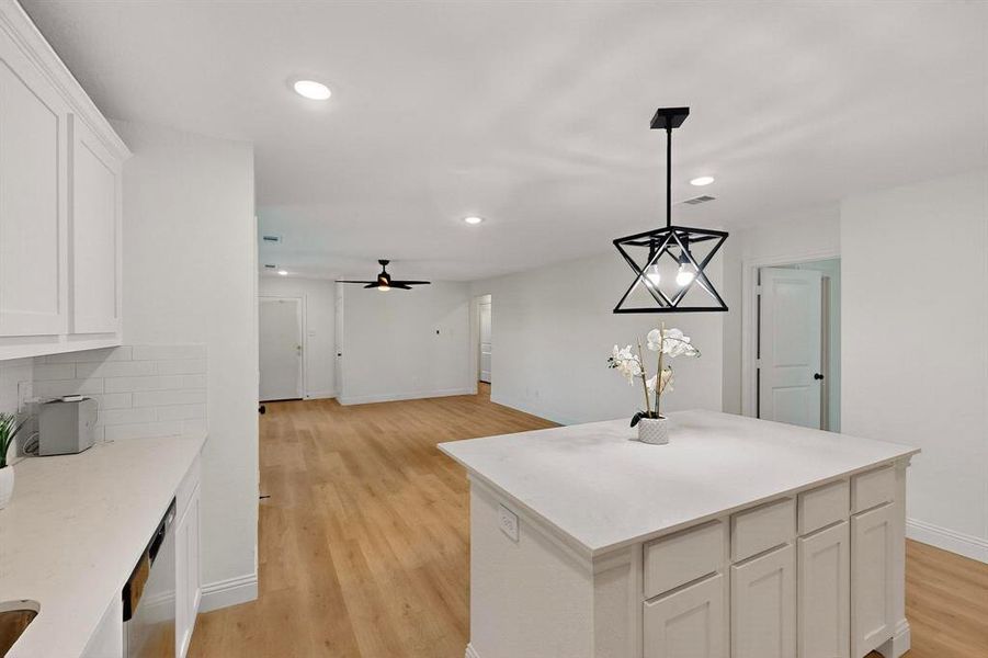 Furnished interior view inside a new home in , Dallas (Image 6).