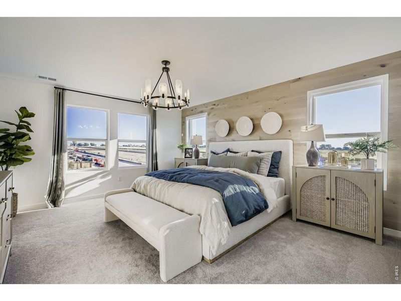 Furnished interior view inside a new home in Prairie Song, Windsor (Image 12).