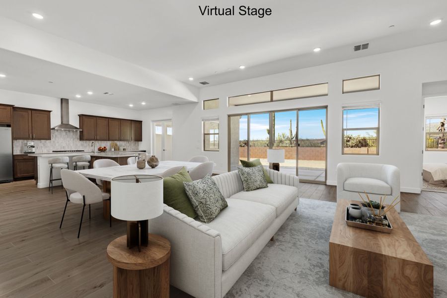 Furnished interior view inside a new home in Saguaro Reserve II, Marana (Image 4).