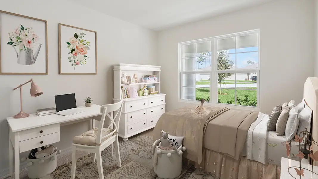 Furnished interior view inside a new home in Fountain View, Ormond Beach (Image 4).