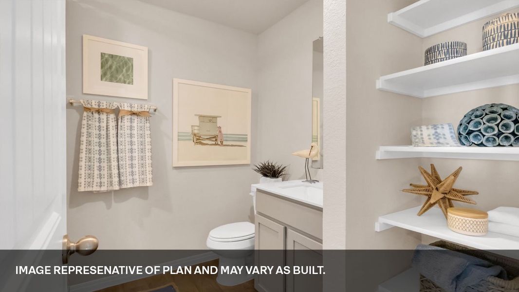 Furnished interior view inside a new home in Southgrove, Kyle (Image 25).