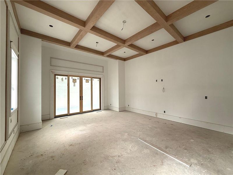 In-progress construction of a new home in , Flowery Branch, GA (Image 4).