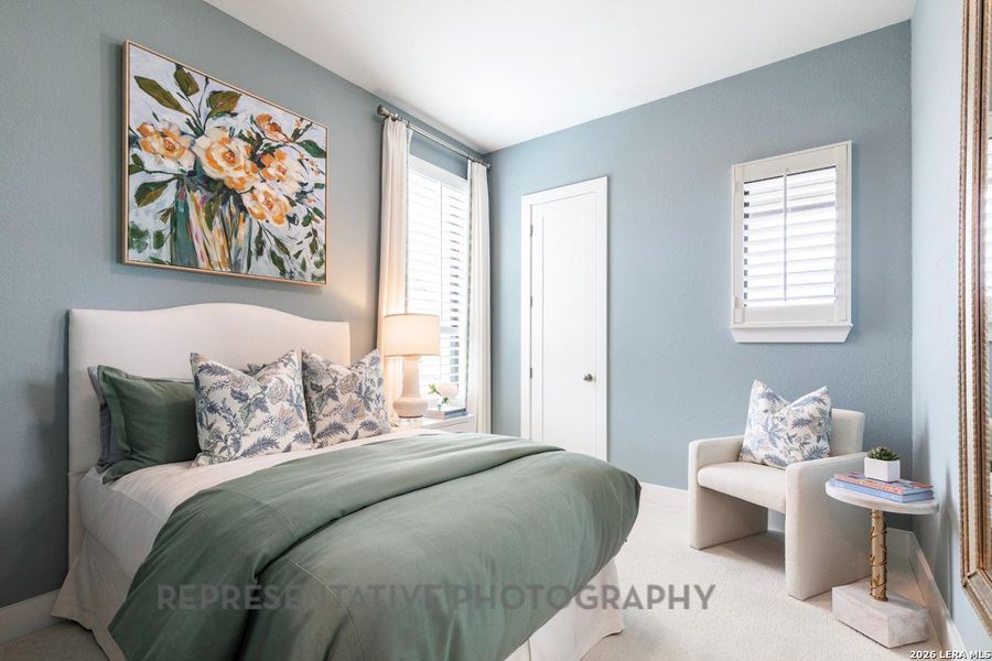 Furnished interior view inside a new home in Davis Ranch, San Antonio (Image 17).